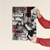Jujutsu Kaisen Toji Fushiguro Manga Collage Poster
